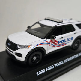 Custom 1/43rd scale Washington, DC Metro Police 2022 Ford Police Interceptor Utility