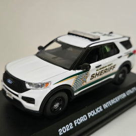 Custom 1/43rd scale Hillsborough County, Florida Sheriff 2022 Ford Police Interceptor Utility