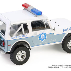 #19140 - 1/18th scale Clearwater, Florida Police 1982 Jeep CJ-7