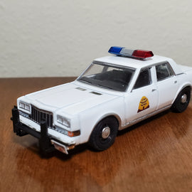 Custom 1/64th scale Utah Highway Patrol 1980s Dodge Diplomat