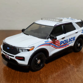 Custom 1/64th scale Washington, DC Metro Police 2022 Ford Police Interceptor Utility