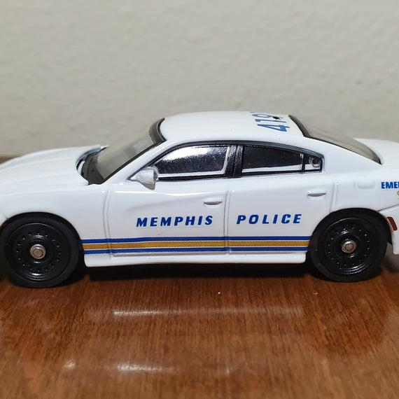 Custom 1/64th scale Memphis, Tennessee Police 2022 Dodge Charger Pursuit slicktop