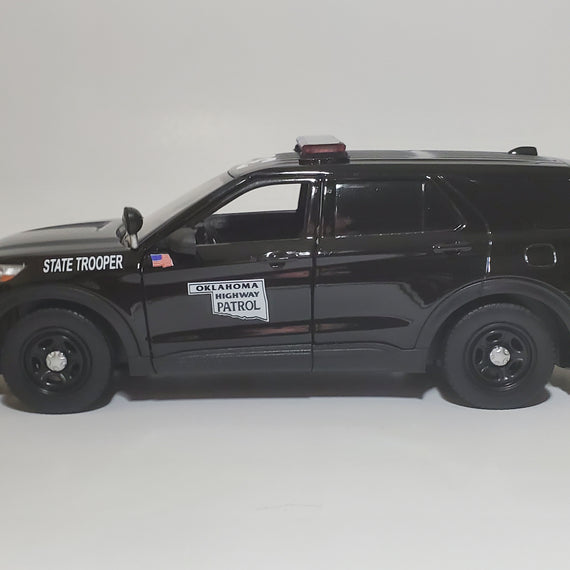 Custom 1/24th scale Oklahoma Highway Patrol 2022 Ford Police Interceptor Utility