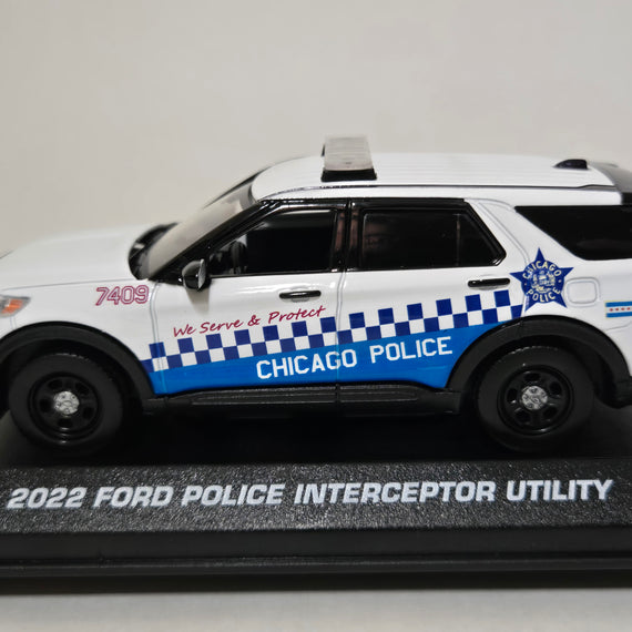 Custom 1/43rd scale Chicago, Illinois Police 2022 Ford Police Interceptor Utility