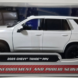 1/24th scale blank white 2025 Chevrolet Tahoe PPV