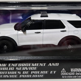 1/43rd scale blank white 2022 Ford Police Interceptor Utility