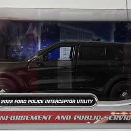 1/24th scale blank black 2022 Ford Police Interceptor Utility