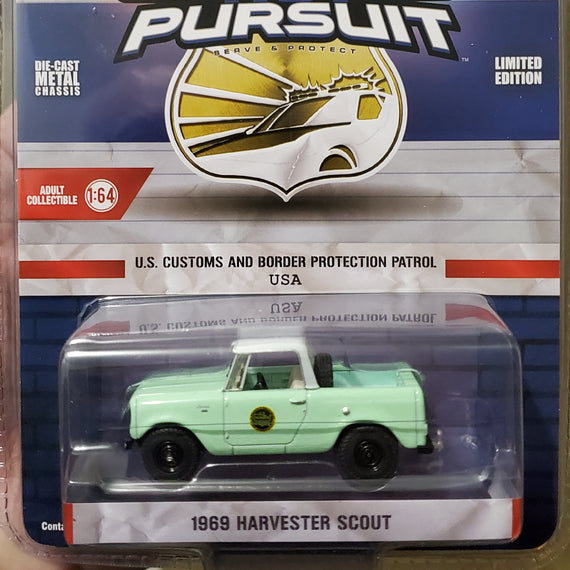#43035-A - 1/64th scale United States Border Patrol 1969 Harvester Scout Half-Cab