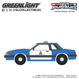 #43065-A - 1/64th scale Royal Canadian Mounted Police (RCMP) 1991 Ford Mustang