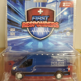 #67060-D - 1/64th scale Bellingham, Washington Police Crisis Negotiation Team 2019 Ford Transit Long Wheel Base High Roof Van