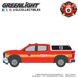 #67070-E - 1/64th scale FDNY 2023 Chevrolet Silverado Pickup Truck
