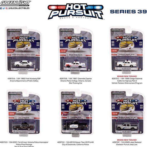 #42970 - 1/64th scale Hot Pursuit Series 39 6-car set