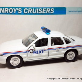 1/43rd scale Savannah, Georgia Police older Ford Crown Victoria LOOSE