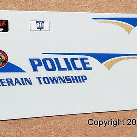 1/43rd scale Colerain Township, Ohio Police Decals (old graphics)