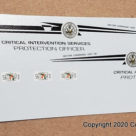 1/43rd scale Critical Intervention Services Florida Decals