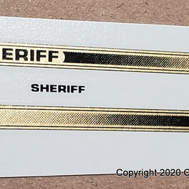 1/43rd scale Hawaii State Sheriff Decals