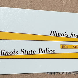 1/43rd scale Illinois State Police Decals (old graphics)