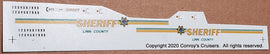 1/43rd scale Linn County, Iowa Sheriff Decals