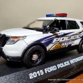 Custom 1/43rd scale Killeen, Texas Police Ford Police Interceptor Utility