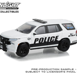#30356 - 1/64th scale General Motors Fleet 2021 Chevrolet Tahoe Police Pursuit Vehicle (PPV) (White and Black Police Show Vehicle)  ***HOBBY EXCLUSIVE***