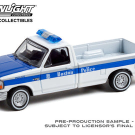 #42980-C - 1/64th scale Boston, Massachusetts Police 1995 Ford F-250 Pickup Truck