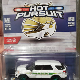 #43000-C - 1/64th scale North Pole, Alaska Police 2017 Ford Police Interceptor Utility  ***GREEN MACHINE***