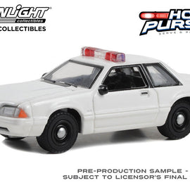 #43008 - 1/64th scale 1987-1993 Ford Mustang SSP (white)  ***HOBBY EXCLUSIVE***  WITH LIGHTBAR AND PUSHBAR