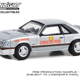 #43020-A - 1/64th scale Georgia State Patrol 1982 Ford Mustang GT Test Car