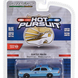 #43020-D - 1/64th scale Seattle, Washington Police 2001 Ford Crown Victoria Police Interceptor