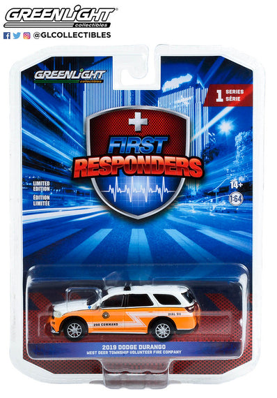 #67040-D - 1/64th scale West Deer Township Volunteer Fire Company (Gibsonia, Pennsylvania) Paramedic 290 Command 2019 Dodge Durango