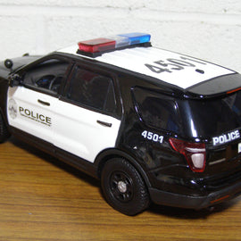 Custom 1/24th scale Austin, Texas Police Ford Police Interceptor Utility diecast car with working lights