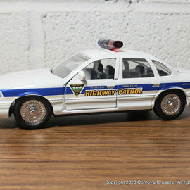 1/43rd scale South Dakota Highway Patrol older Ford Crown Victoria LOOSE