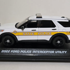 Custom 1/43rd scale Illinois State Police 2022 Ford Police Interceptor Utility