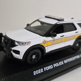 Custom 1/43rd scale Illinois State Police 2022 Ford Police Interceptor Utility