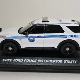 Custom 1/43rd scale Miami, Florida Police 2022 Ford Police Interceptor Utility