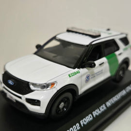 Custom 1/43rd scale United States Border Patrol 2022 Ford Police Interceptor Utility