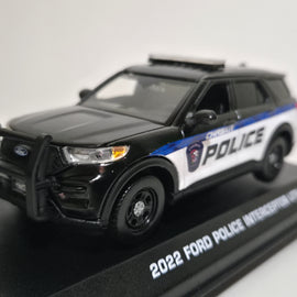 Custom 1/43rd scale Chaska, Minnesota Police 2022 Ford Police Interceptor Utility diecast model