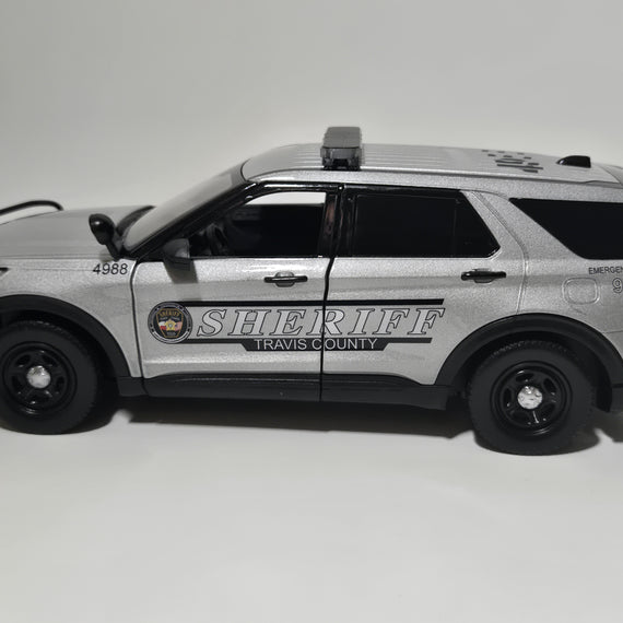 Custom 1/24th scale Travis County, Texas Sheriff 2022 Ford Police Interceptor Utility