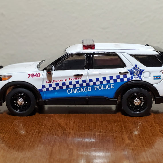 Custom 1/64th scale Chicago, Illinois Police 2022 Ford Police Interceptor Utility