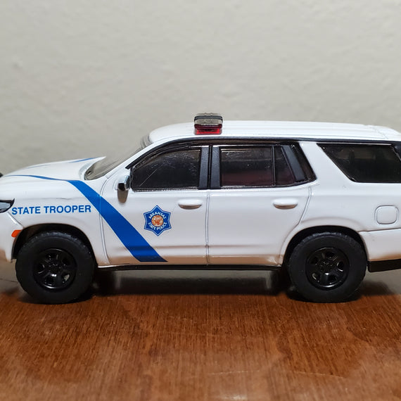 Custom 1/64th scale Arkansas State Police 2022 Chevrolet Tahoe Police Pursuit Vehicle