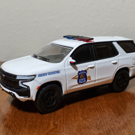 Custom 1/64th scale Indiana State Police 2022 Chevrolet Tahoe PPV