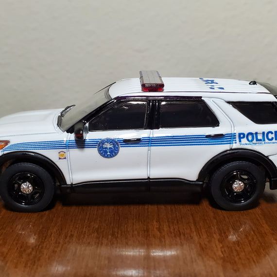 Custom 1/64th scale Miami, Florida Police 2022 Ford Police Interceptor Utility