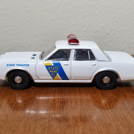 Custom 1/64th scale New Jersey State Police 1980s Dodge Diplomat