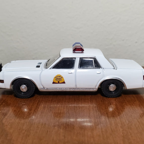 Custom 1/64th scale Utah Highway Patrol 1980s Dodge Diplomat