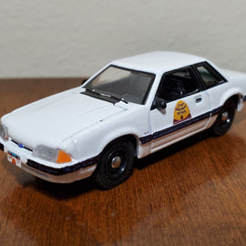 Custom 1/64th scale Utah Highway Patrol 1980s Ford Mustang slicktop