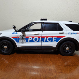 Custom 1/24th scale Columbus, Ohio Police 2022 Ford Police Interceptor Utility