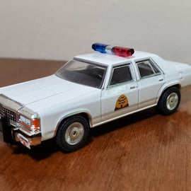 Custom 1/64th scale Utah Highway Patrol 1980s Ford LTD Crown Victoria