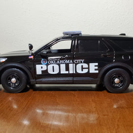 Custom 1/24th scale Oklahoma City, Oklahoma Police 2022 Ford Police Interceptor Utility