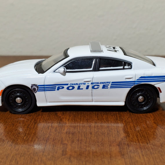 Custom 1/64th scale Charlotte-Mecklenberg, North Carolina Police 2022 Dodge Charger Pursuit