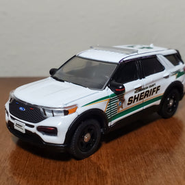 Custom 1/64th scale Hillsborough County, Florida Sheriff 2022 Ford Police Interceptor Utility